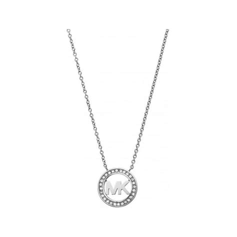 michael kors silver necklace|michael kors jewellery uk.